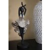 Фігурка танцівниці Mauro Ferretti 17x14x43 см чорне срібло