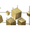 Настенное панно Mauro Ferretti Абстракция 90,5x3,5x50 см в золотом цвете