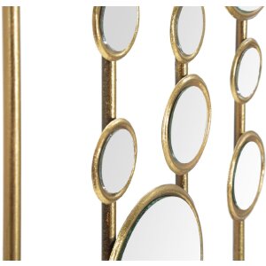 Настінне панно Mauro Ferretti Small Mirrors 35,5x1,5x90 см золотистого кольору