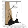 Mauro Ferretti настенная панель beauty 60x2x90 см черно-коричневая
