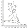 Mauro Ferretti настенное панно Yogi 60x1.3x80 см черный