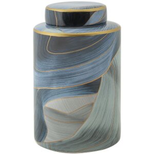 Ваза Mauro Ferretti Elegant Ø 15x24 см синє золото...