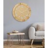 Настінний годинник Mauro Ferretti Boho Plus Ø 60x4,5 см, натуральний білий колір