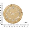 Настінний годинник Mauro Ferretti Boho Plus Ø 60x4,5 см, натуральний білий колір