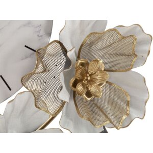 Mauro Ferretti настенные часы цветы 64x8x64 см белый серый