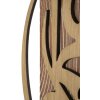 Mauro Ferretti Настенные часы Wolly 70x4.4x93 см натуральные