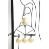 Mauro Ferretti Зеркало настенное Eleanor 64,8x3,8x85 см черное