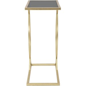 Диванний столик Mauro Ferretti 45.5x25.5x60 см чорне золото