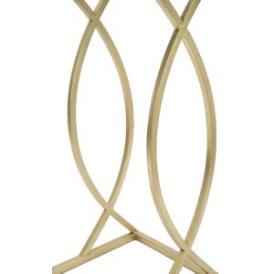 Диванний столик Mauro Ferretti 45.5x25.5x60 см чорне золото