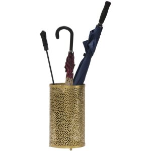 Підставка для парасольок Mauro Ferretti Holes Glam Ø 24x43 см золото