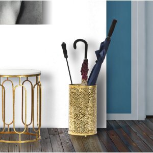 Підставка для парасольок Mauro Ferretti Holes Glam Ø 24x43 см золото