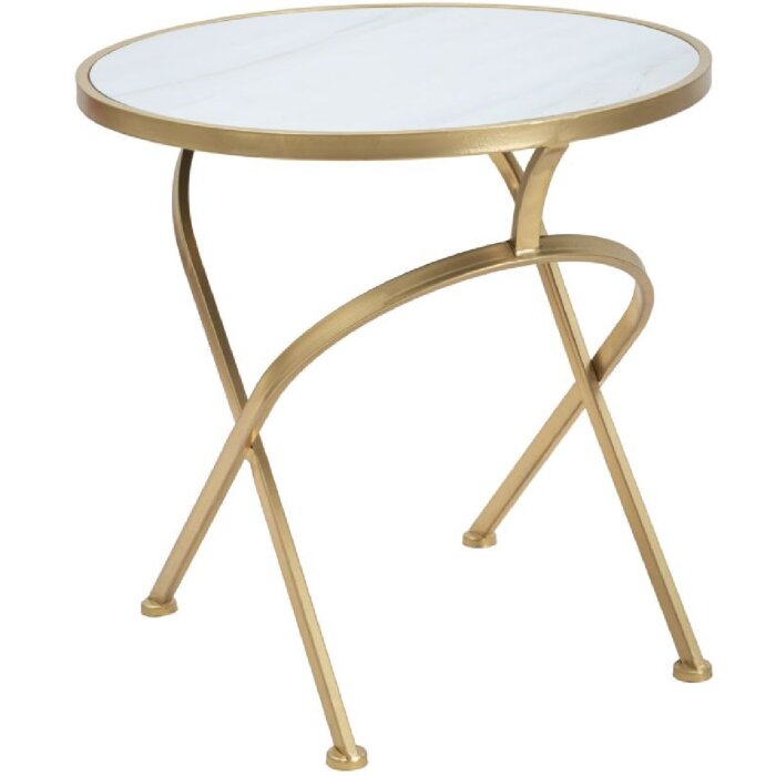 Mauro Ferretti Glam Mat приставной столик Ø 50,5x50 см золото