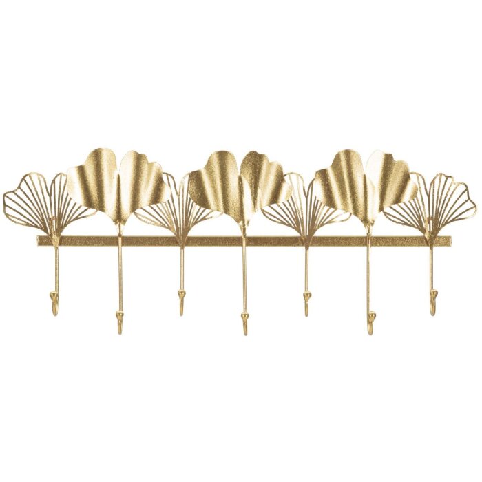 Вішалка настінна Mauro Ferretti 7 стулок 66.2x6x26.3 см золото