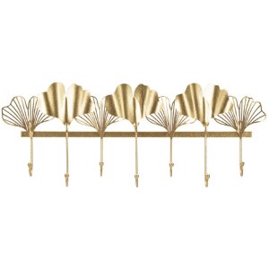 Вішалка настінна Mauro Ferretti 7 стулок 66.2x6x26.3 см золото