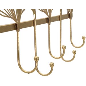 Вішалка настінна Mauro Ferretti 7 стулок 66.2x6x26.3 см золото