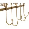 Вішалка настінна Mauro Ferretti 7 стулок 66.2x6x26.3 см золото