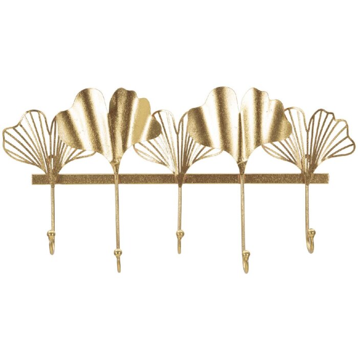 Вішалка настінна Mauro Ferretti 5 стулок 49,5x6x26,3 см золото