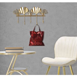 Вішалка настінна Mauro Ferretti 5 стулок 49,5x6x26,3 см золото