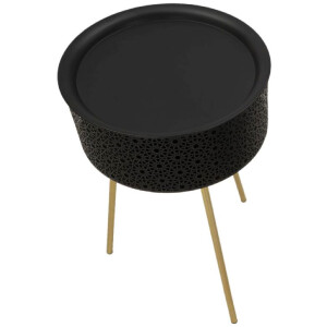 Mauro Ferretti Приставной столик Blacky Ø 40x65 см...