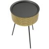 Mauro Ferretti Glovy приставной столик Ø 40x65 см золото черный