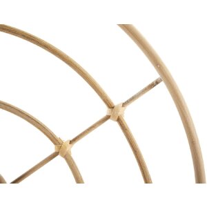 Настенная полка Mauro Ferretti Двойная полка арка 34,5x18x45,5 см коричневый