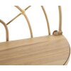 Настенная полка Mauro Ferretti Двойная полка арка 34,5x18x45,5 см коричневый