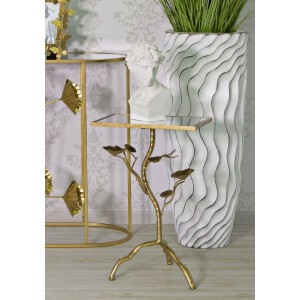 Mauro Ferretti Beistelltisch Tisty 40x30x60 cm gold