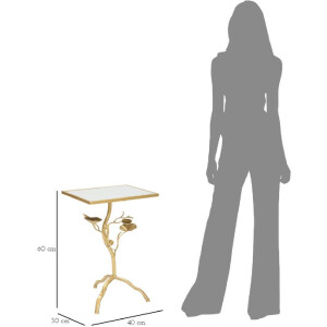 Mauro Ferretti Beistelltisch Tisty 40x30x60 cm gold