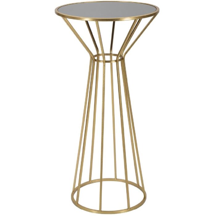 Приставний столик Mauro Ferretti Simple New Ø 50x100 золото