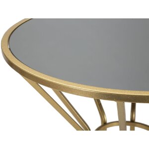 Приставний столик Mauro Ferretti Simple New Ø 50x100 золото