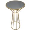 Приставний столик Mauro Ferretti Simple New Ø 50x100 золото