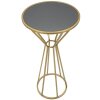 Приставний столик Mauro Ferretti Simple New Ø 40x80 см золото