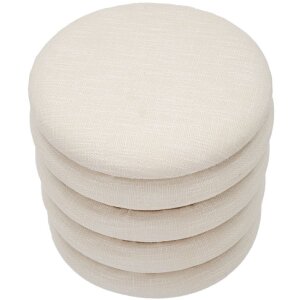 Mauro Ferretti пуф Damascus Line круглый Ø 40x42 см натуральный