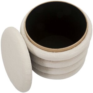 Mauro Ferretti пуф Damascus Line круглый Ø 40x42 см натуральный