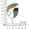 Настенный крючок Mauro Ferretti Picassy 16x6x33 см разноцветный