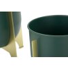 Mauro Ferretti подставка для цветов Grent Shet Set 2-piece Ø 24,5x26-19x21 см зеленое золото