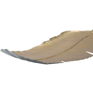 Декоративна чаша Mauro Ferretti листова 18x2x55 см золото