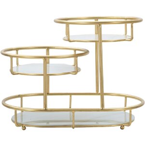 Декоративная чаша Mauro Ferretti 3 уровня 36x22.5x27 см...