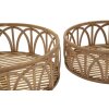 Mauro Ferretti Набор подносов Fuji из 3 частей Ø 50x16-40x14-30x12 см коричневый