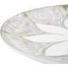 Mauro Ferretti Декоративный поднос Atene Polyresin White Wash Ø 35,5x4,4 см Бохо-шик