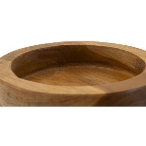 Поднос Erusi Simple Teak Ø 15x9,5 см Коричневый переработанный тик Ручная работа