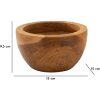Поднос Erusi Simple Teak Ø 15x9,5 см Коричневый переработанный тик Ручная работа