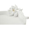 Декоративна миска Mauro Ferretti Magnolia 24x21x6 см біла