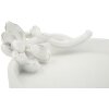 Декоративна миска Mauro Ferretti Magnolia 24x21x6 см біла