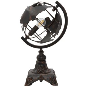 Настольная лампа Mauro Ferretti world economy E14 24x20x40 см темная