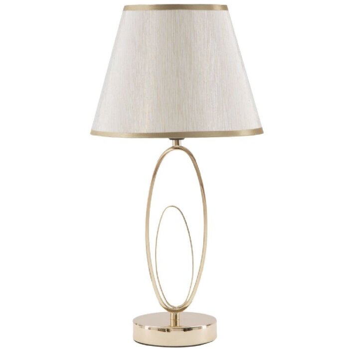 Настільна лампа Mauro Ferretti Glam Flush E27 Ø 24x47 см золото-кремовий