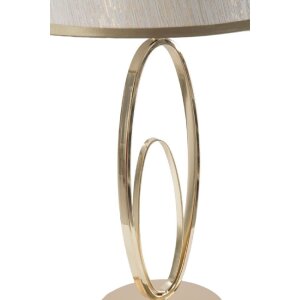 Настільна лампа Mauro Ferretti Glam Flush E27 Ø 24x47 см золото-кремовий
