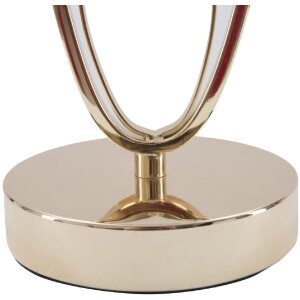 Настільна лампа Mauro Ferretti Glam Flush E27 Ø 24x47 см золото-кремовий