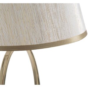 Настільна лампа Mauro Ferretti Glam Flush E27 Ø 24x47 см золото-кремовий