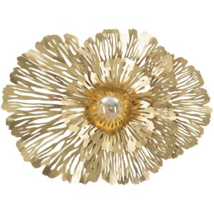 Настінний світильник Mauro Ferretti Ibis E27 56.5x12x42.5 см золотистий